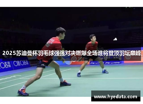 2025苏迪曼杯羽毛球强强对决燃爆全场谁将登顶羽坛巅峰